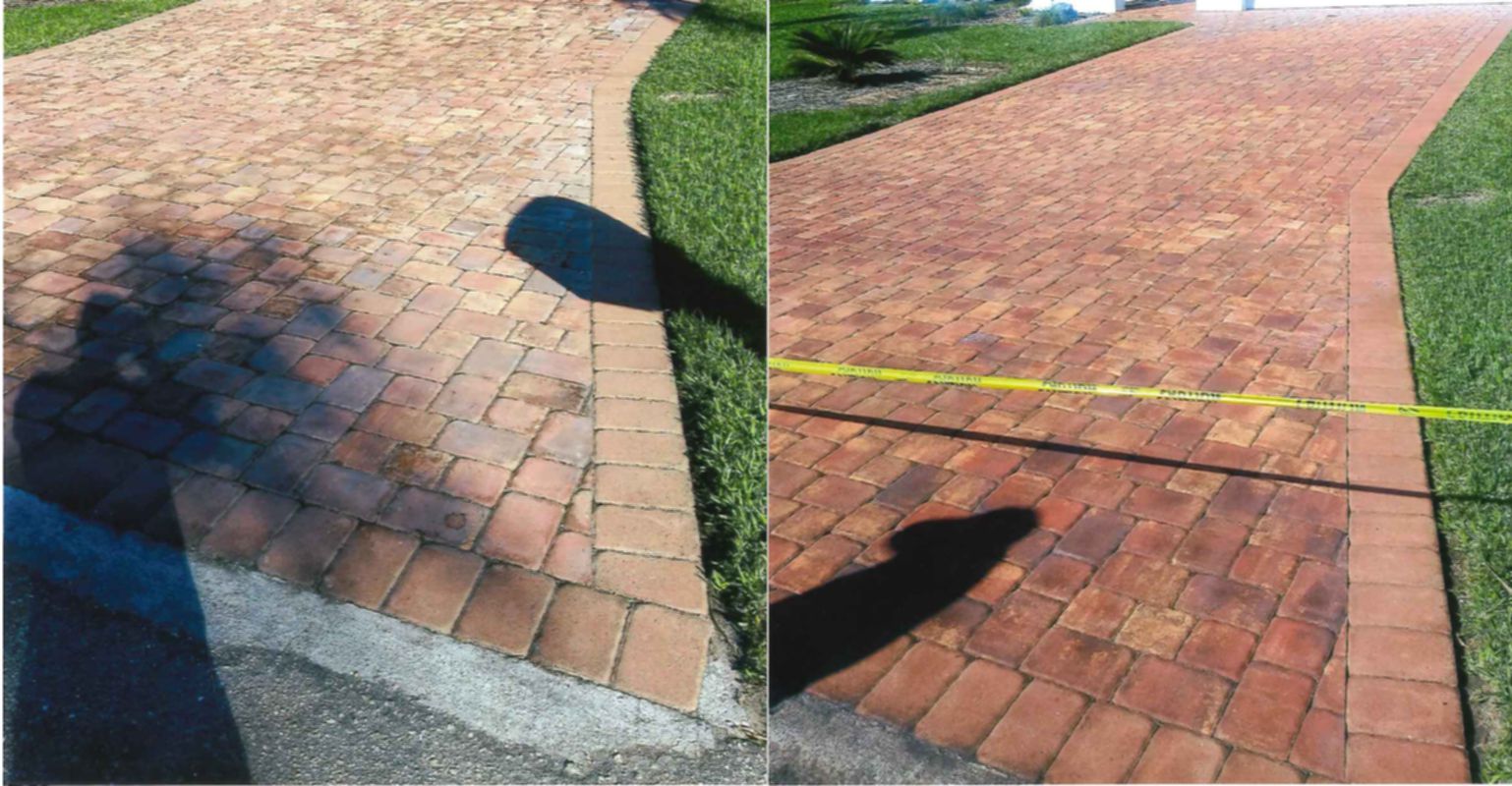 Paver Sealing Before and After